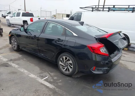 2018 Honda Civic Ex from USA, damaged, VIN 2HGFC2F75JH601923